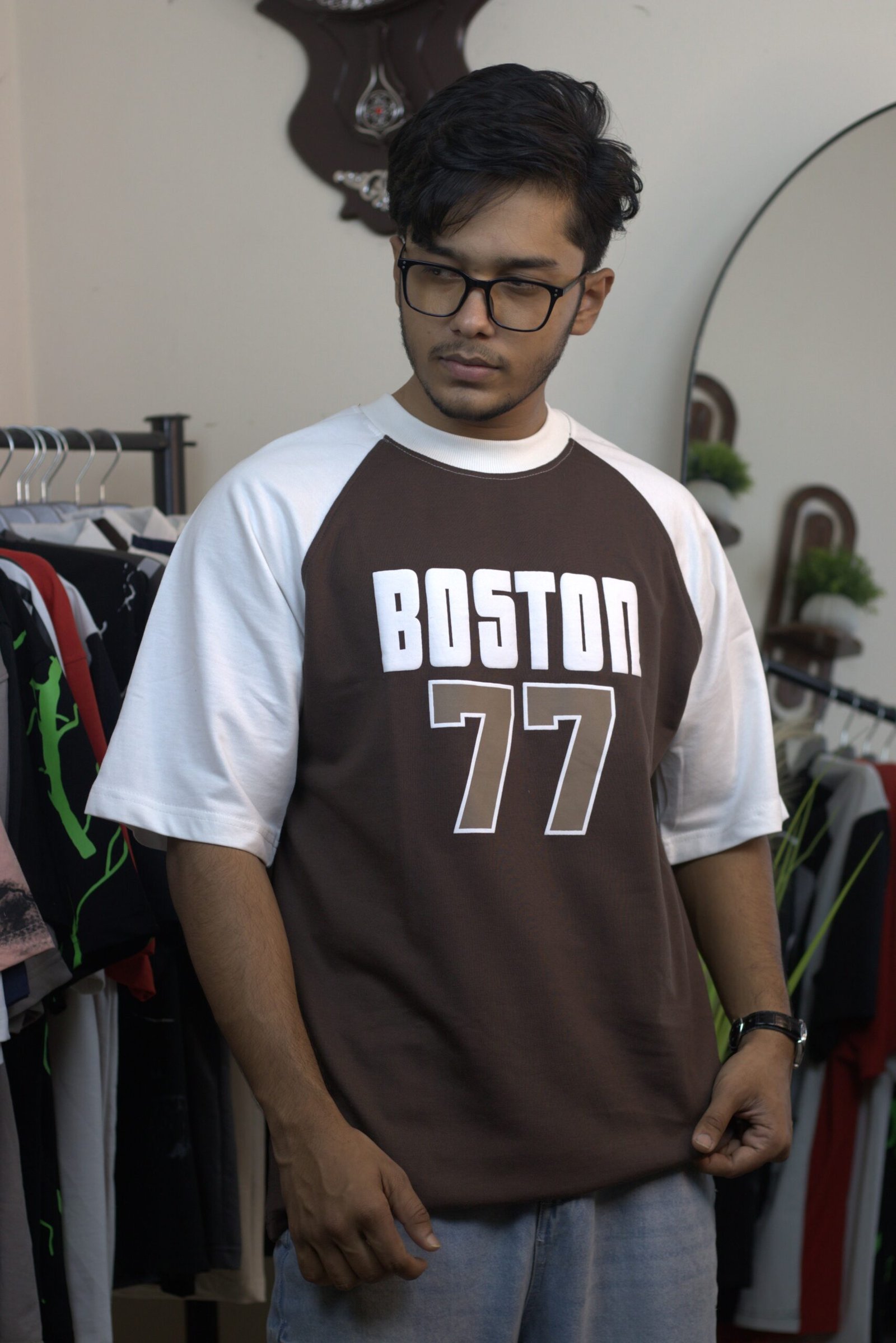 Boston 77 drop shoulder t-shirt