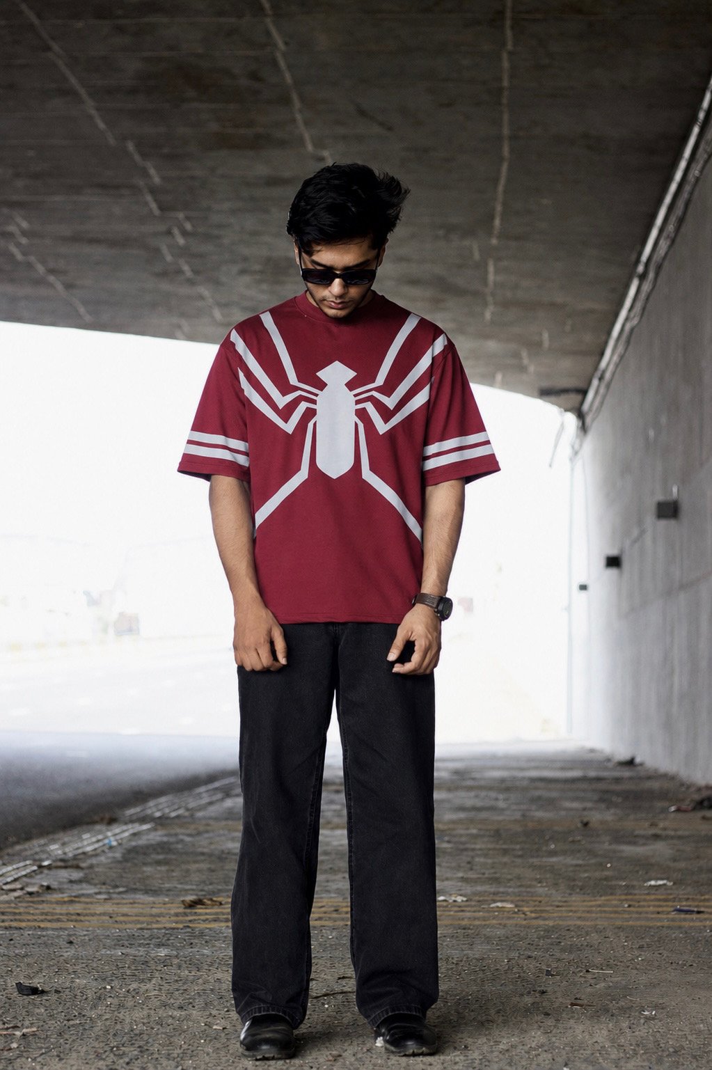 Spider (Maroon color)