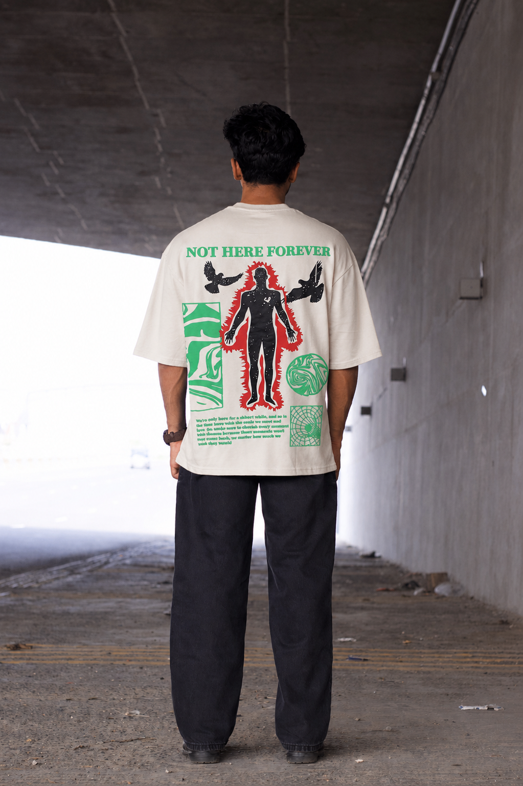 NOT HERE FOREVER (Off White) - Image 2