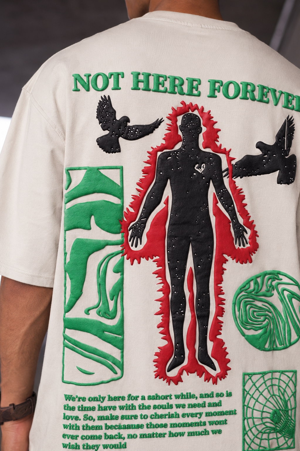 NOT HERE FOREVER (Off White) - Image 3