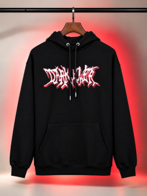 Black color over size Hoodie