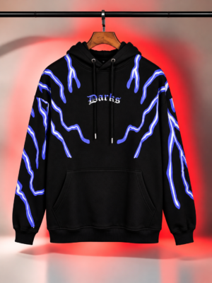 Black color over size Hoodie