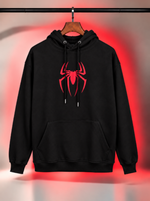 Black color over size Hoodie