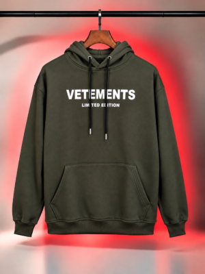 Dusty green color over size Hoodie