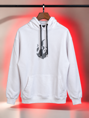 White color over size Hoodie